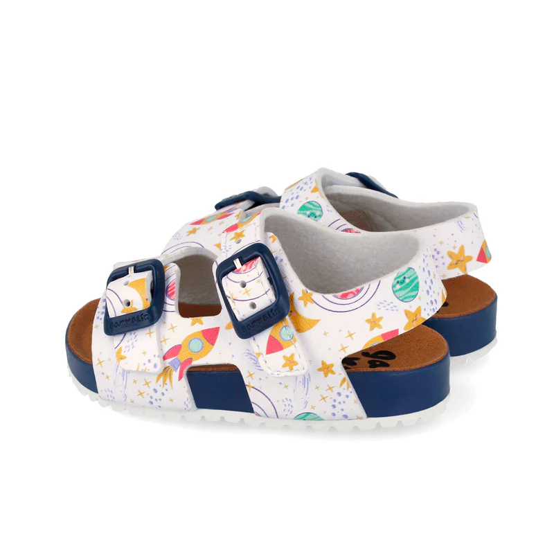 GARVALIN SANDAL BABY BOY 262463-B050 ΛΕΥΚΟ - Image 5
