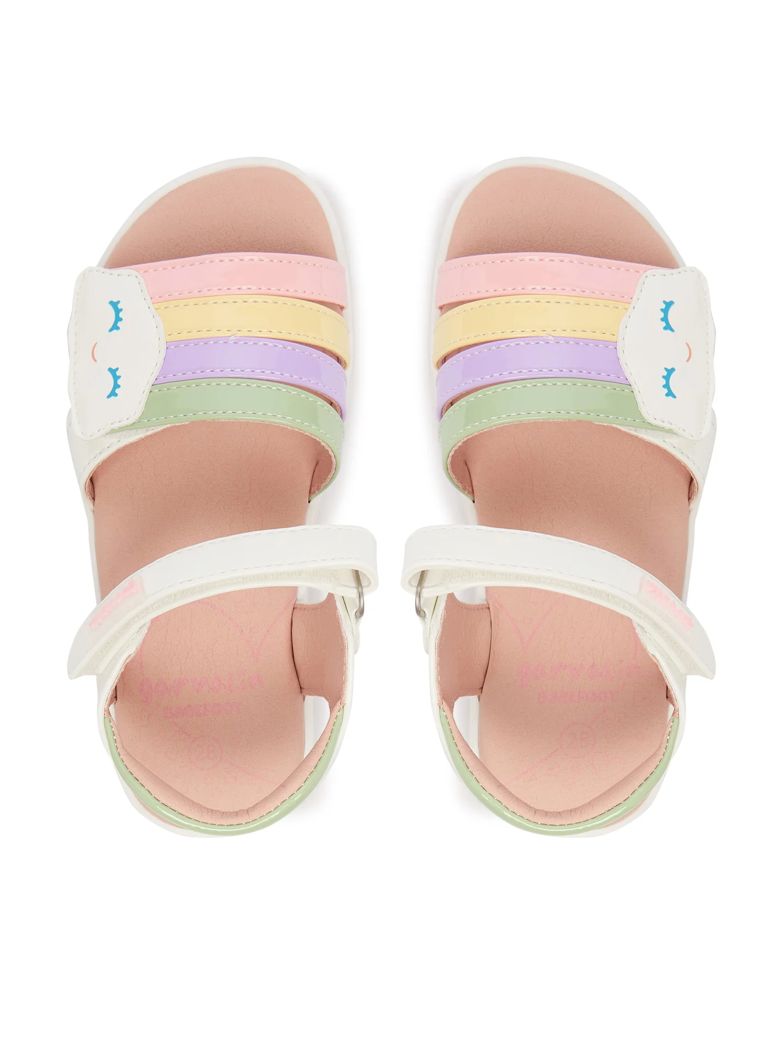 GARVALIN SANDAL GIRL 262431-B310 ΛΕΥΚO - Image 4