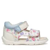GEOX SANDAL BABY GIRL ZAPITO C B556FC 05404 C0270 ΛΕΥΚΟ