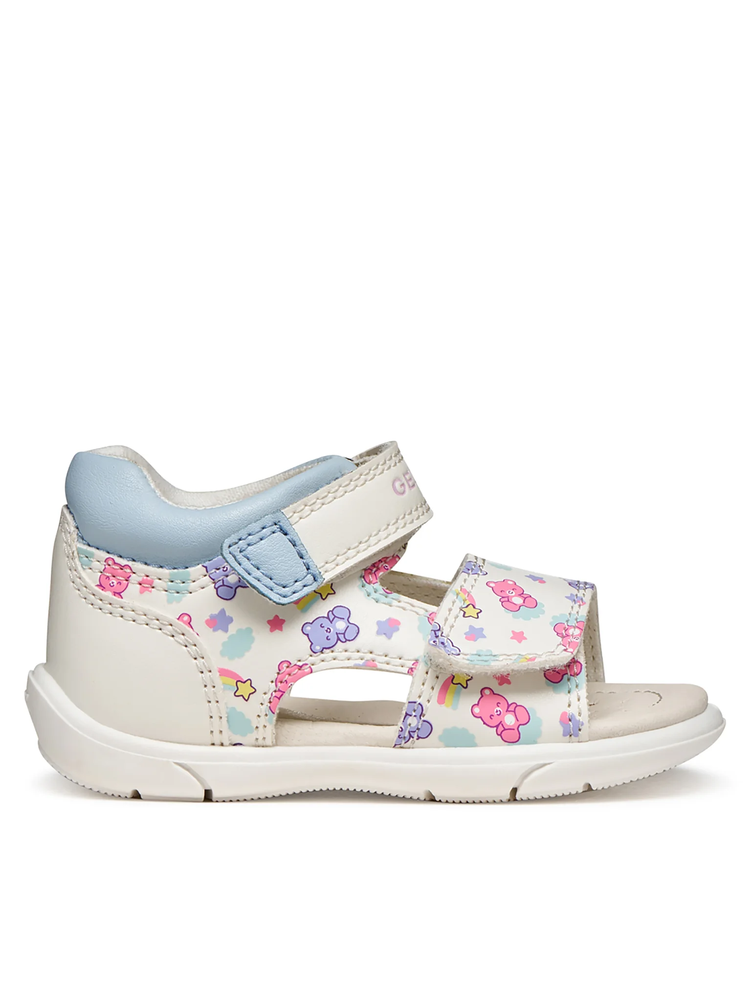 GEOX SANDAL BABY GIRL ZAPITO C B556FC 05404 C0270 ΛΕΥΚΟ