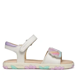 GEOX SANDAL JUNIOR GIRL J A Haiti G.A J658ZB 05402 C0814 ΛΕΥΚΟ