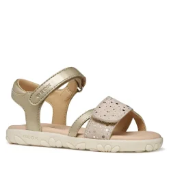 Alternative view of GEOX SANDAL JUNIOR GIRL J A Haiti J658ZC 0NF07 C2012 ΧΡΥΣΟ