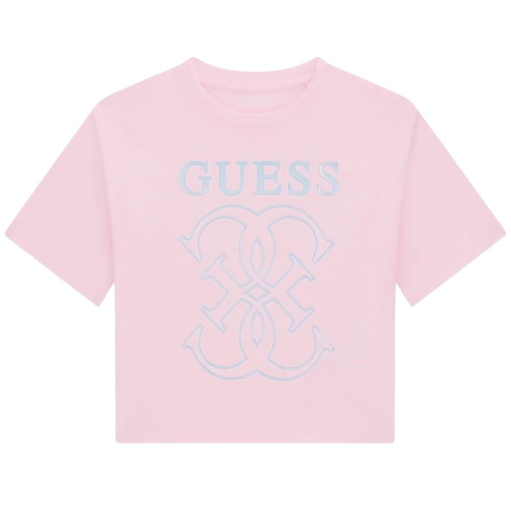 Guess Μπλούζα Κοντομάνικη Κορίτσι J6RI22K8HM4-G620 ΡΟΖ - Image 3