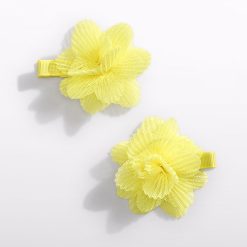 Abel & Lula Σετ τσιμπιδάκια τούλι πλισέ κορίτσι 26-05467-063 Κίτρινο