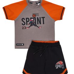 SPRINT Παιδικό σετ baby αγόρι 261-1018-122 Γκρι