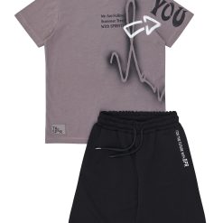 SPRINT Παιδικό σετ junior αγόρι 261-3011-122 Γκρι
