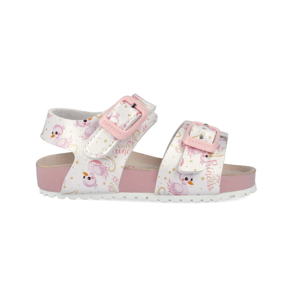 GARVALIN SANDAL BABY GIRL 262461-B050 ΛΕΥΚΟ - Image 3