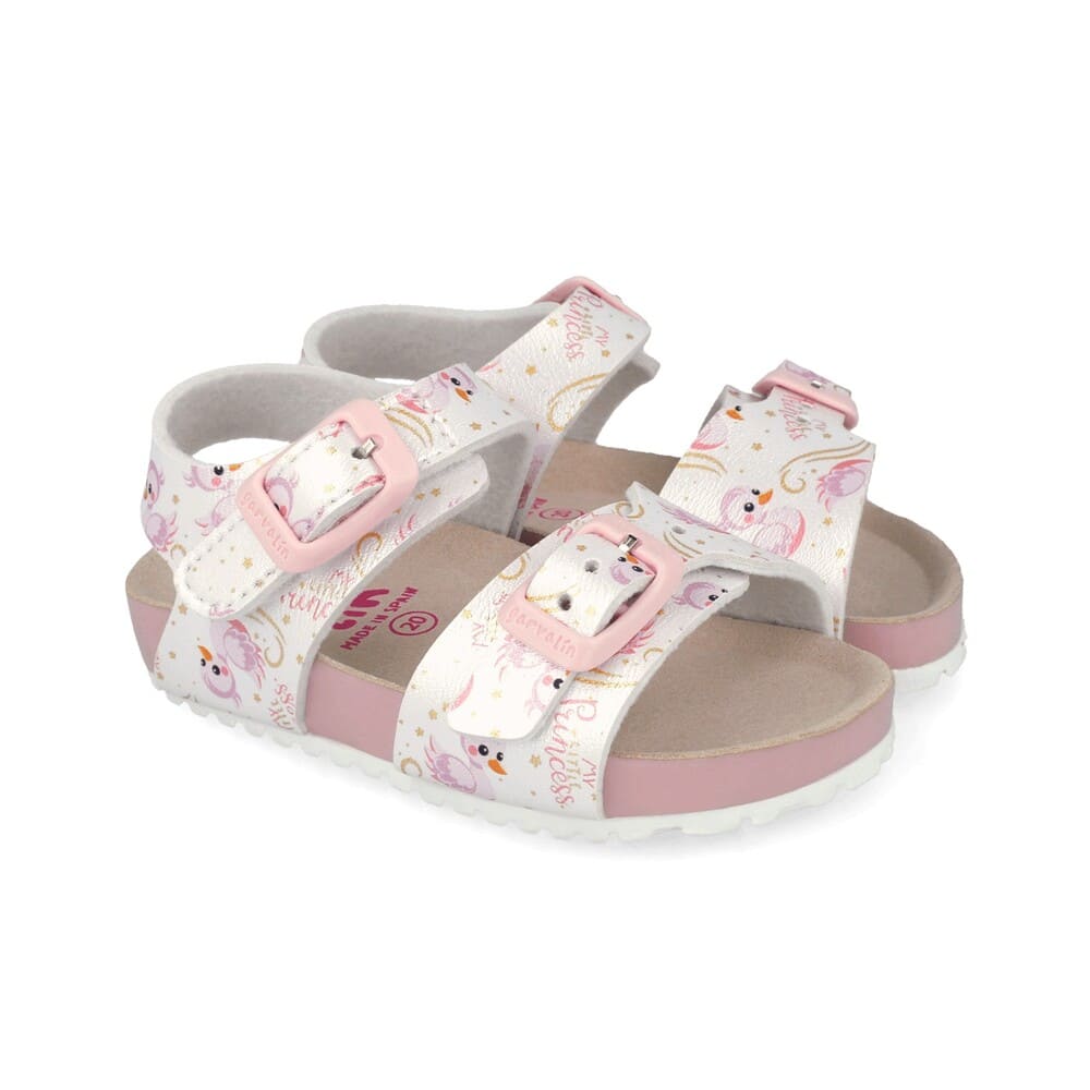 GARVALIN SANDAL BABY GIRL 262461-B050 ΛΕΥΚΟ - Image 7
