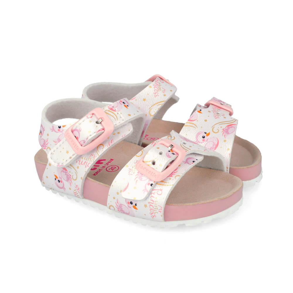 GARVALIN SANDAL BABY GIRL 262461-B050 ΛΕΥΚΟ - Image 8