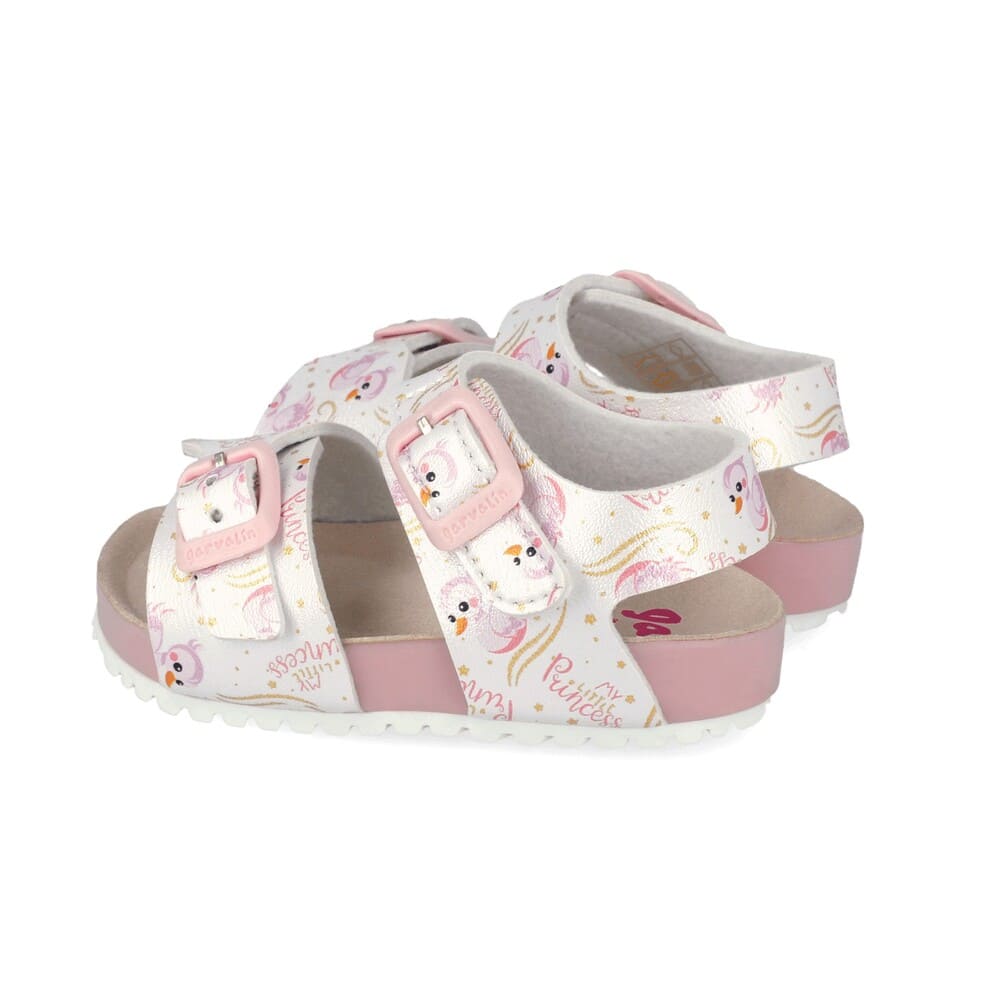 GARVALIN SANDAL BABY GIRL 262461-B050 ΛΕΥΚΟ - Image 9