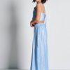 MELIN ROSE Σετ παντελόνα με τοπ MRS26-6217 Σιέλ