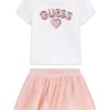 Guess Παιδικό σετ baby κορίτσι A6RG12K6YW0-G011 Λευκό