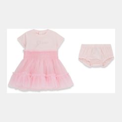 Guess Παιδικό φόρεμα baby κορίτσι A6RK02K6YW0-G62O Ροζ