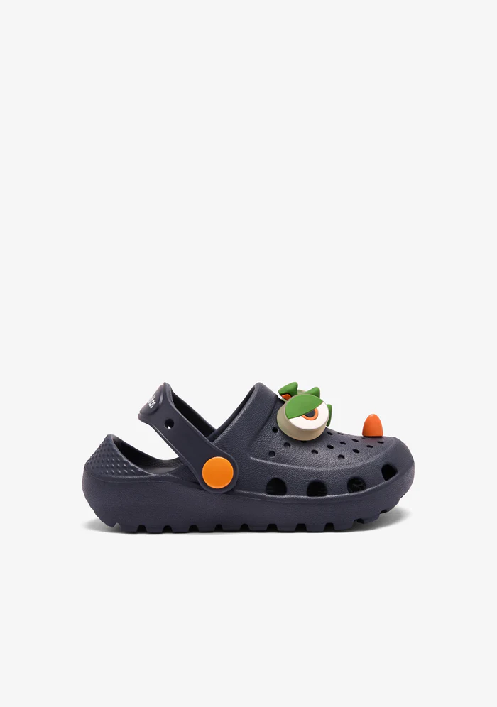 CONQUITOS CLOG ΘΑΛΑΣΣΗΣ Blue Dino Light Clog COSH337003 ΜΠΛΕ