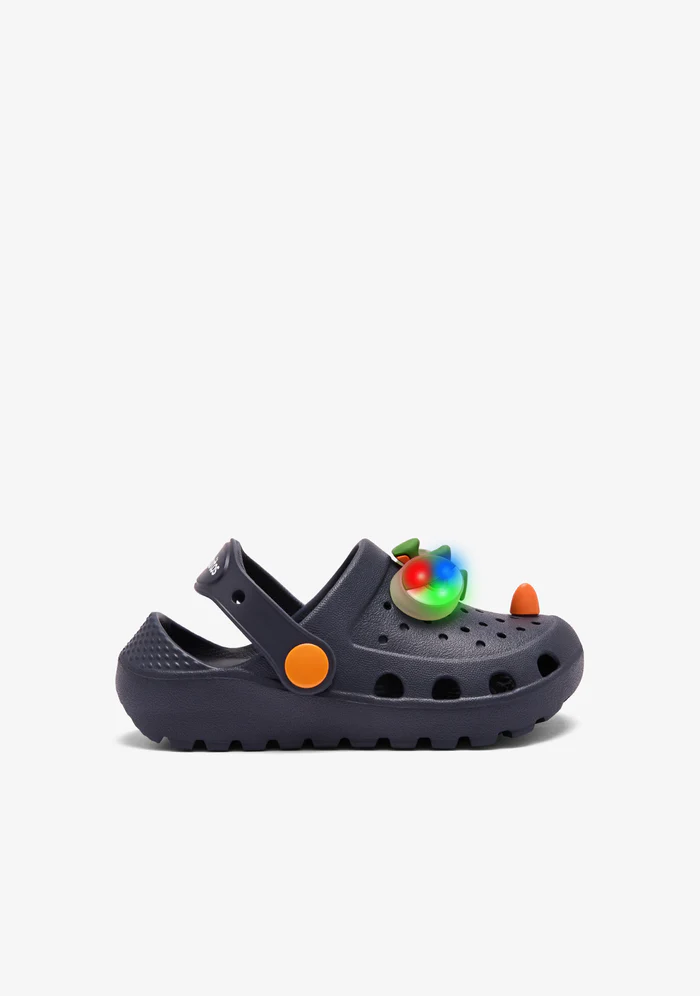 CONQUITOS CLOG ΘΑΛΑΣΣΗΣ Blue Dino Light Clog COSH337003 ΜΠΛΕ - Image 4