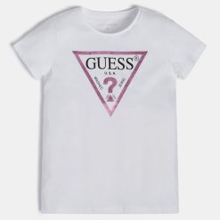 Guess Μπλούζα Κοντομάνικη Κορίτσι K73I56K8HM0-G011 ΛΕΥΚΟ