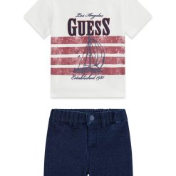 Guess Παιδικό σετ baby αγόρι I6RG09K6XN1-G011 Λευκό