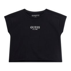 Guess Μπλούζα με λογότυπο κορίτσι J4BI34J1314-JBLK Μαύρο