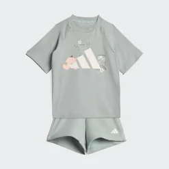 ADIDAS  ΣΕΤ ΜΠΛΟΥΖΑ ΒΕΡΜΟΥΔΑ KC4614 ΜΕΝΤΑ