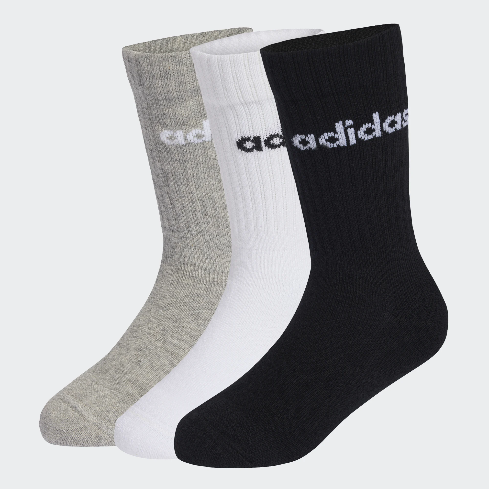 ADIDAS Κάλτσες 3 Ζεύγη Παιδικές UNISEX KE7085 ΛΕΥΚΟ/ΜΑΥΡΟ - Image 2