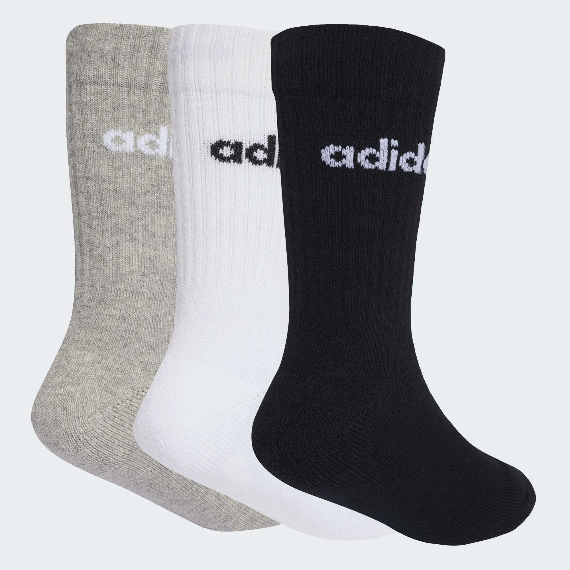 ADIDAS Κάλτσες 3 Ζεύγη Παιδικές UNISEX KE7085 ΛΕΥΚΟ/ΜΑΥΡΟ
