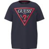Guess Μπλούζα με λογότυπο αγόρι L73I55K8HM0-G7V2 Μπλε σκούρο
