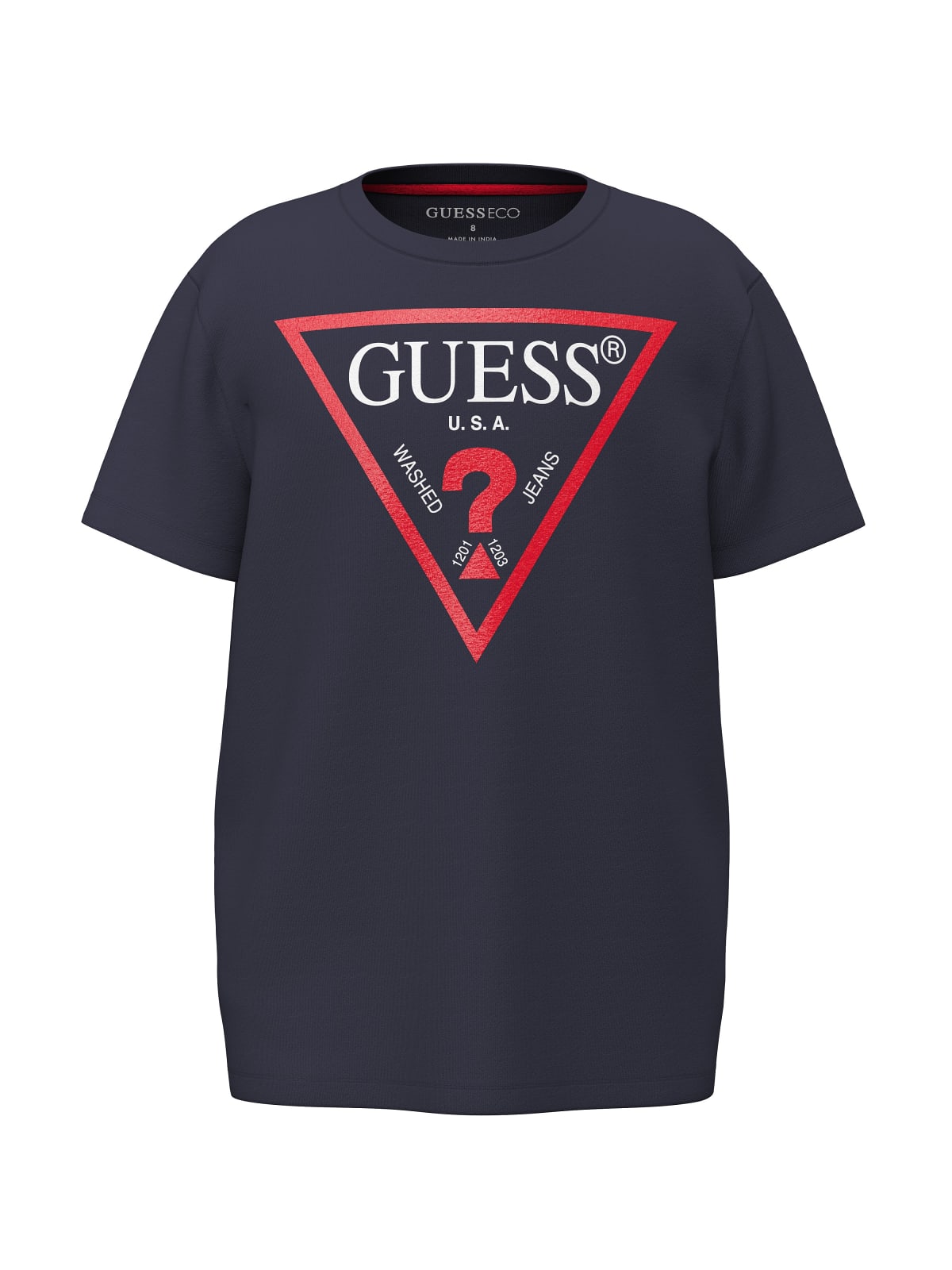 Guess Μπλούζα με λογότυπο αγόρι L73I55K8HM0-G7V2 Μπλε σκούρο
