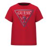 Guess Μπλούζα με στάμπα αγόρι N73I55K8HM0-RHT Κόκκινο
