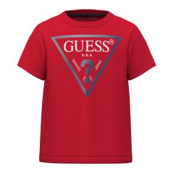 Guess Μπλούζα με στάμπα αγόρι N73I55K8HM0-RHT Κόκκινο