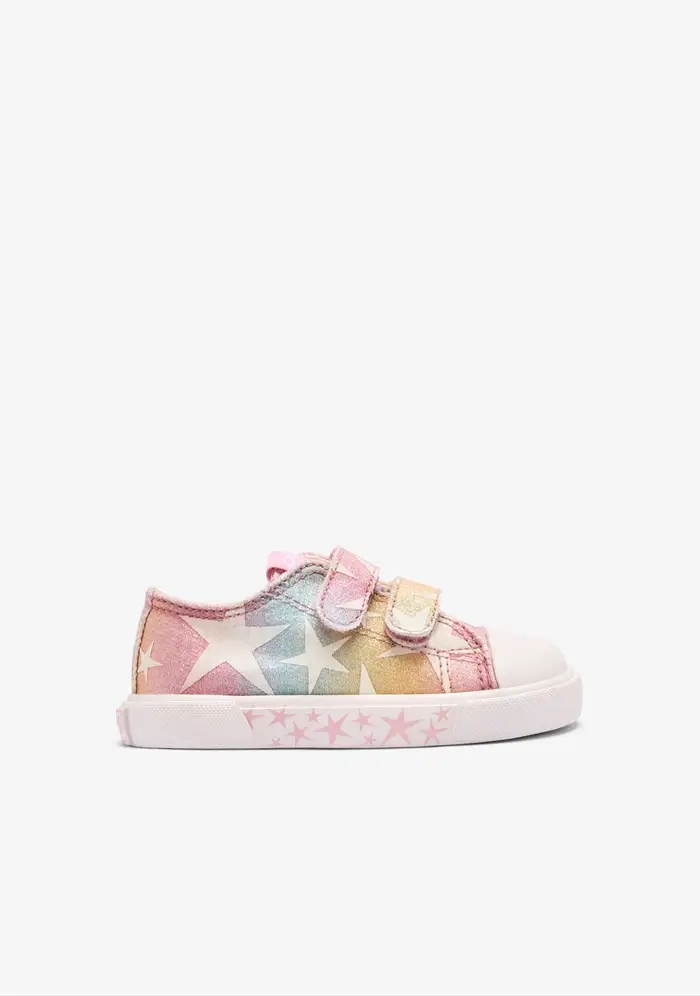 Alternative view of CONQUITOS OSITO SNEAKER ΒΑΒΥ GIRL ΠΑΝΙΝΑ OSSH157003-RAIN ΠΟΛΥΧΡΩΜΟ