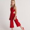 T7018 The Ruby Circle Cut Jumpsuit for Young Kids Ruby