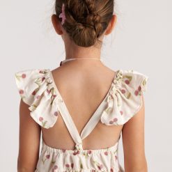 Alternative view of T7079 Summer Tart 3-Layer Ruffle Dress for Kids Ecru