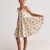 T7108 Butterfly Sky Backless Bow Dress Pink