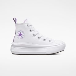 Converse Chuck Taylor All Star Move High Top A03667C ΛΕΥΚΟ