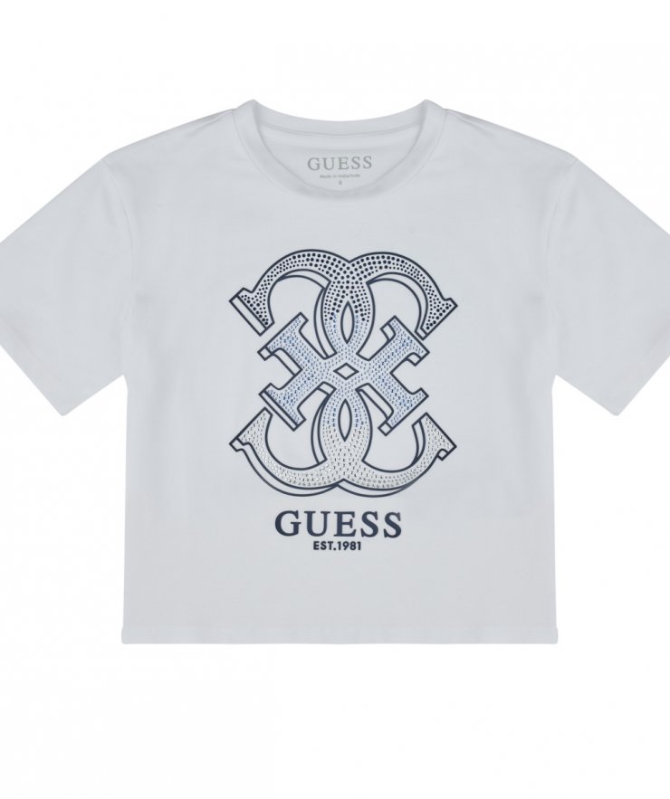 Guess Μπλούζα Κοντομάνικη Κορίτσι J6RI28K6YW4-G011 ΛΕΥΚΟ - Image 4