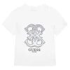 Guess Μπλούζα Κοντομάνικη Κορίτσι J6RI28K6YW4-G011 ΛΕΥΚΟ