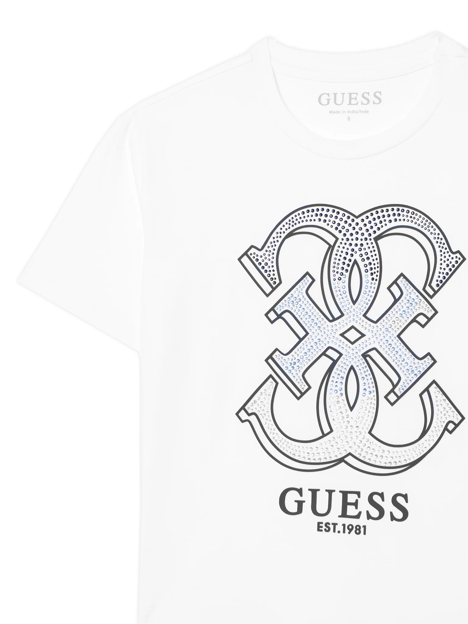 Guess Μπλούζα Κοντομάνικη Κορίτσι J6RI28K6YW4-G011 ΛΕΥΚΟ - Image 5