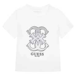 Guess Μπλούζα Κοντομάνικη Κορίτσι J6RI28K6YW4-G011 ΛΕΥΚΟ