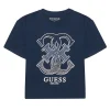Guess Μπλούζα Κοντομάνικη Κορίτσι J6RI28K6YW4-G7HR MΠΛΕ