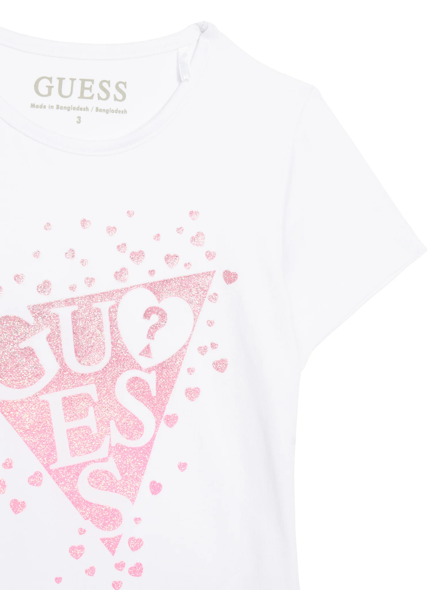 Guess Μπλούζα Κοντομάνικη Κορίτσι K6RI00K6YW4-G011 ΛΕΥΚΟ - Image 3