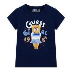 Guess Μπλούζα Κοντομάνικη Κορίτσι K6RI03K6YW4-G7HR ΜΠΛΕ