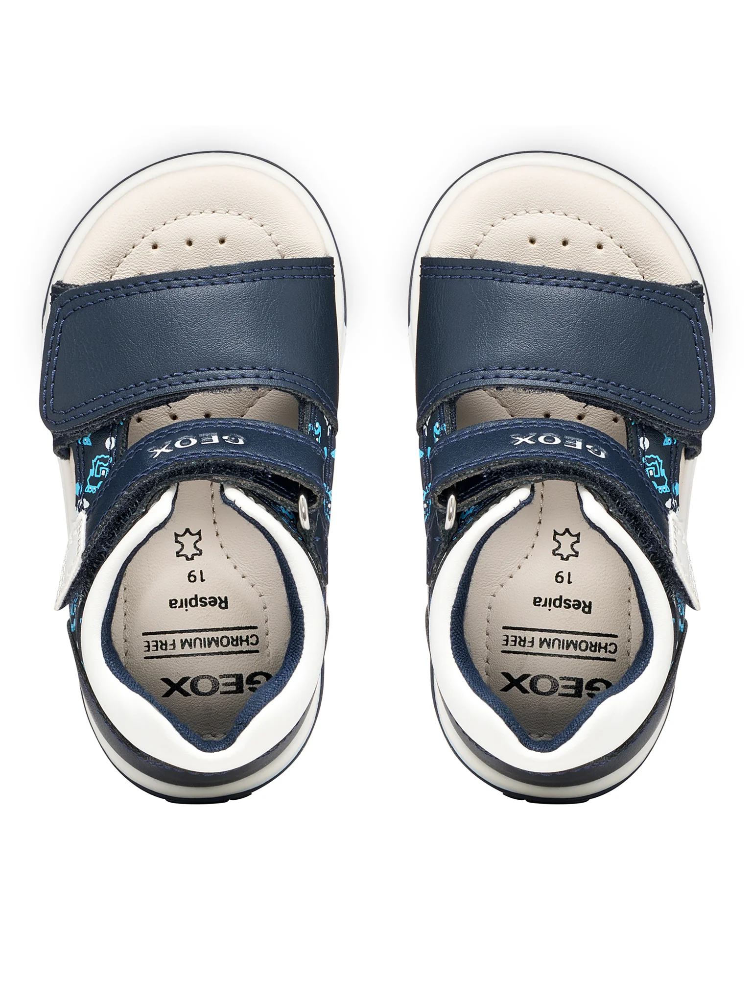 GEOX SANDAL BABY BOY ZAPITO C B556EA 05404 C4P1Z ΜΠΛΕ - Image 4