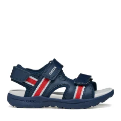 GEOX SANDAL JUNIOR BOY J Vaniett Boy B.B J555XB 01454 C0735 ΜΠΛΕ