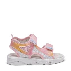 ALLEGRIA SANDAL JUNIOR GIRL LIGHTS HLL103203 ΡΟΖ