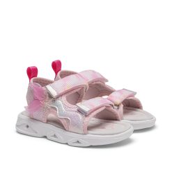 Alternative view of ALLEGRIA SANDAL JUNIOR GIRL LIGHTS HLL123058 ΡΟΖ