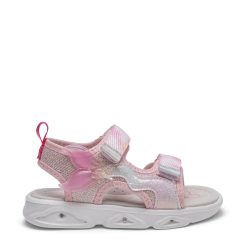 ALLEGRIA SANDAL JUNIOR GIRL LIGHTS HLL123058 ΡΟΖ