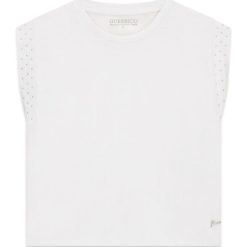 Guess Μπλούζα με λογότυπο κορίτσι J6RI07K8HM4-G011 Λευκό