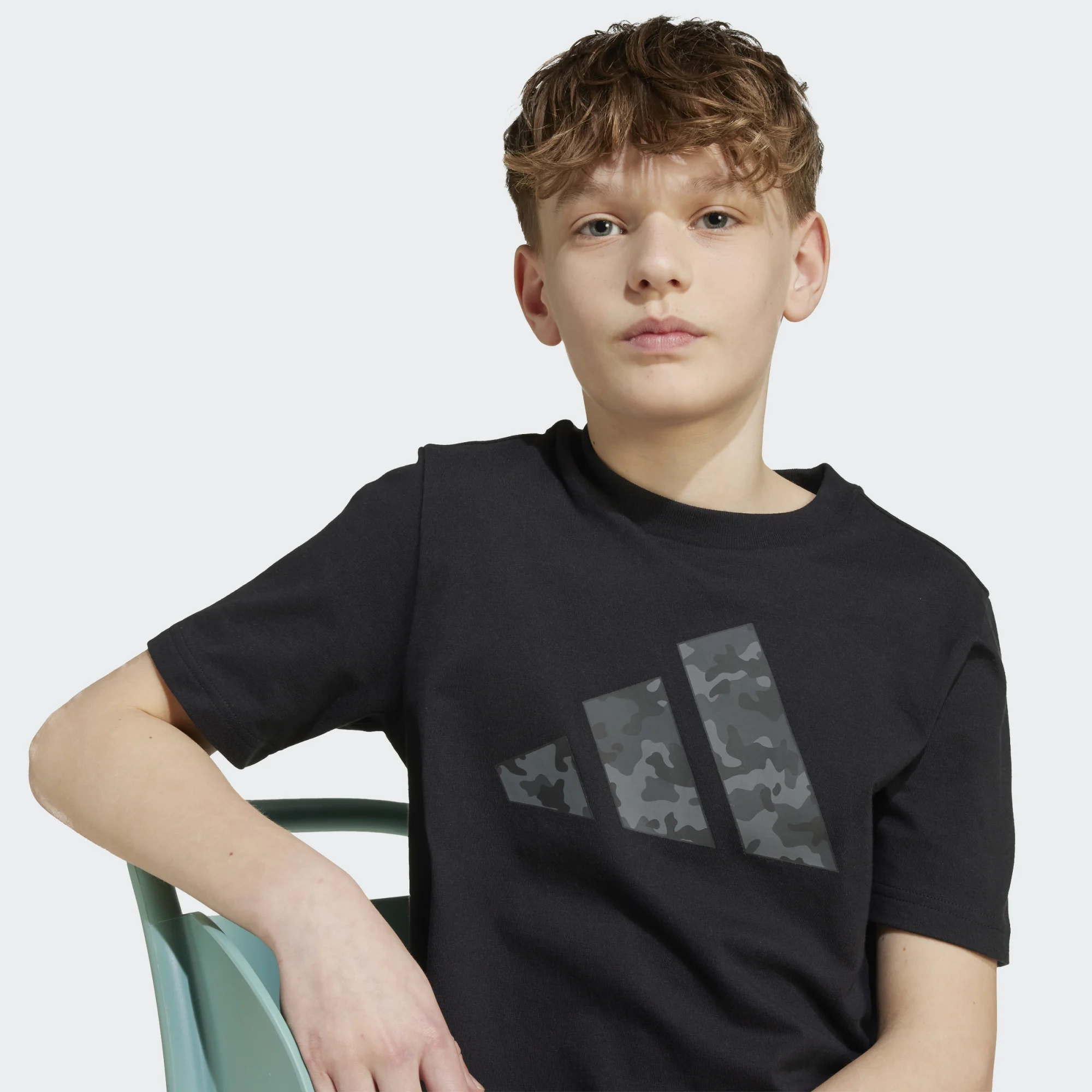 ADIDAS JUNIOR UNISEX ΚΟΝΤΟΜΑΝΙΚΗ ΜΠΛΟΥΖΑ JV5079 MAYPO - Image 6