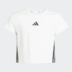 ADIDAS ΚΟΝΤΟΜΑΝΙΚΗ ΜΠΛΟΥΖΑ JUNIOR GIRL JZ1209 ΛΕΥΚΟ