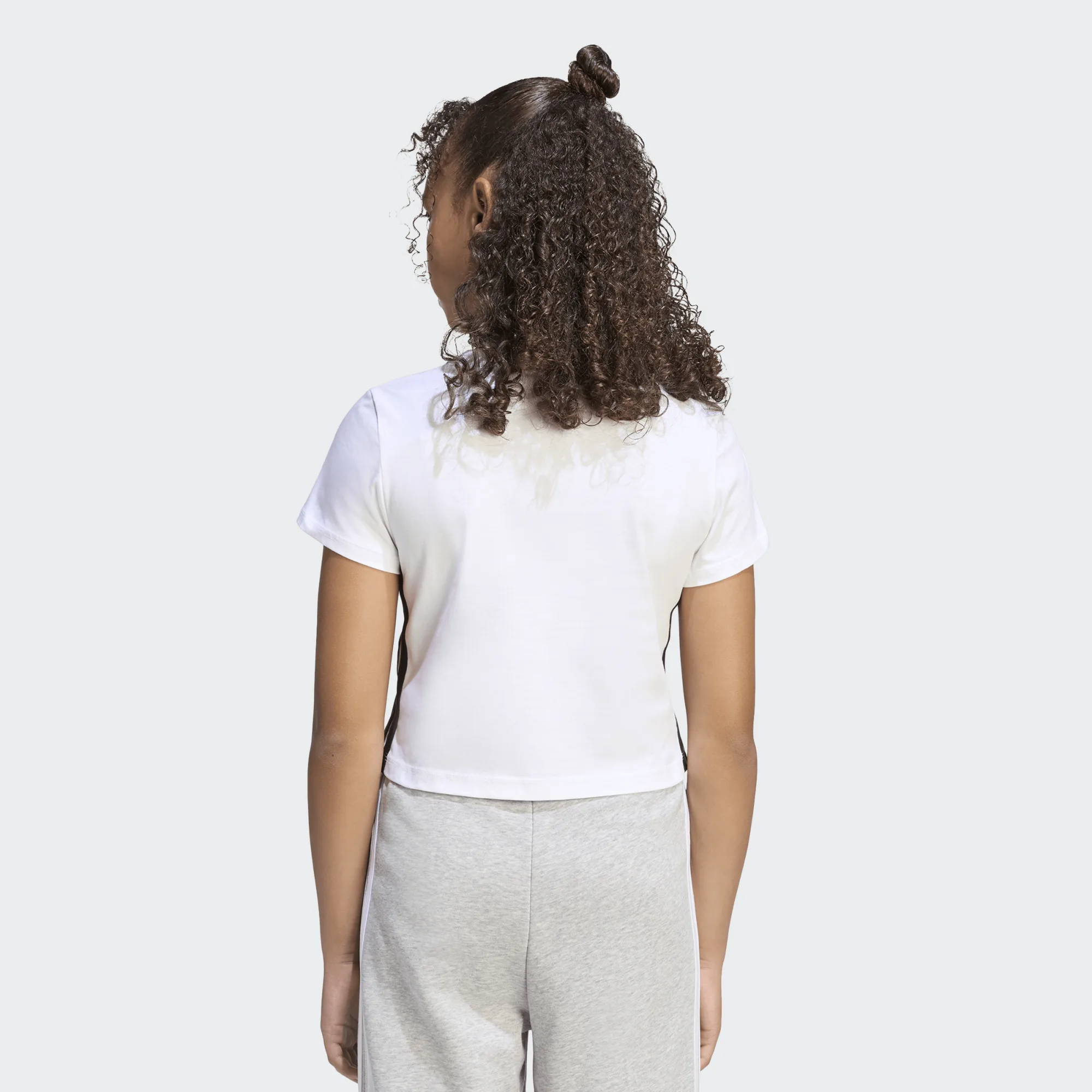 ADIDAS ΚΟΝΤΟΜΑΝΙΚΗ ΜΠΛΟΥΖΑ JUNIOR GIRL JZ1209 ΛΕΥΚΟ - Image 4
